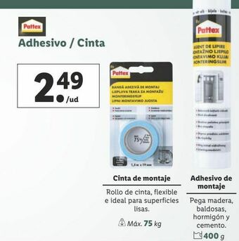 Lidl Adhesivos pattex oferta