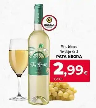 Pata negra - vino blanco verdejo