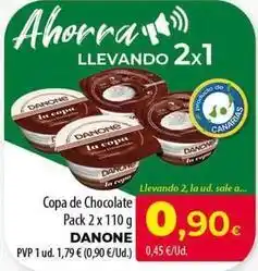 Spar Tenerife Danone - copa de chocolate oferta