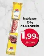 Spar Tenerife Campofrío - fuet de pavo oferta