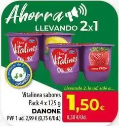 Spar Tenerife Danone - vitalinea sabores oferta