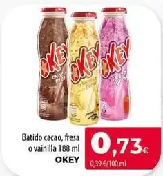 Spar Tenerife Okey - batido cacao, fresa o vainilla oferta
