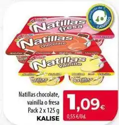 Spar Tenerife Kalise - natillas chocolate oferta