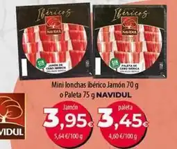 Spar Tenerife Navidul - mini lonchas iberico jamón oferta
