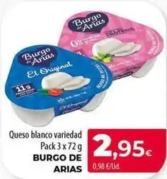 Spar Tenerife Burgo de arias - queso blanco oferta