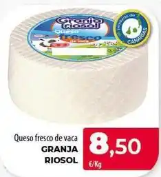 Spar Tenerife Granja riosol - queso fresco de vaca oferta