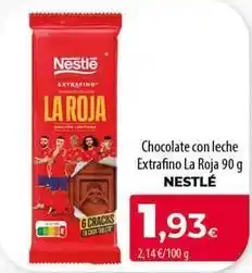 Spar Tenerife Nestlé - chocolate con leche extrafino la roja oferta