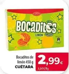 Spar Tenerife Cuétara - bocaditos de limón oferta