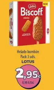 Spar Tenerife Lotus - helado bombon oferta