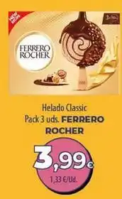 Spar Tenerife Ferrero rocher - helado classic oferta