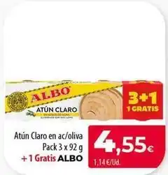 Spar Tenerife Albo - atun claro en ac/oliva oferta