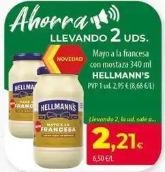 Spar Tenerife Hellmann's - mayo a la francesa con mostaza oferta