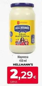 Spar Tenerife Hellmann's - mayonesa oferta