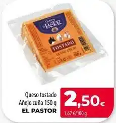 Spar Tenerife El pastor - queso tostado anejo cuna oferta