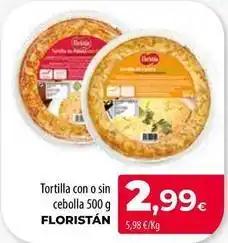 Spar Tenerife Floristan - tortilla con o sin cebolla oferta