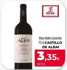 Spar Tenerife Castillo de albai - vino tinto cosecha oferta