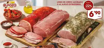 Elpozo - lomo de cerdo adobado o al ajillo extratierno