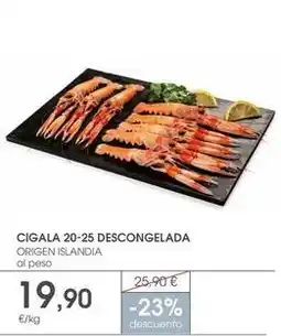 Supermercados Plaza Origen - cigala 20-25 descongelada oferta