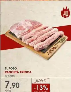 Supermercados Plaza El pozo - panceta fresca oferta