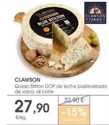 Supermercados Plaza Blue - queso stilton dop de leche pasteurizada de vaca oferta