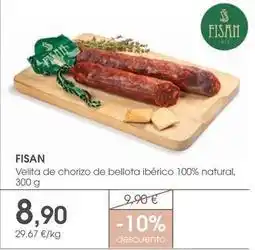Supermercados Plaza Bellota - velita de chorizo de iberico 100% natural oferta