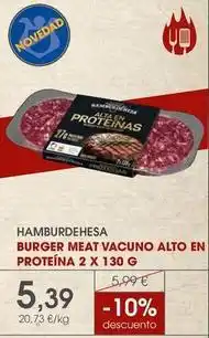 Supermercados Plaza Hamburger meat vacuno alto en proteina oferta