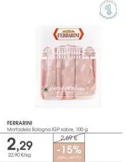 Supermercados Plaza Ferrarini - mortadela bologna igp oferta