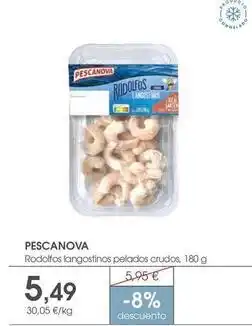 Supermercados Plaza Pescanova - rodolfos langostinos pelados crudos oferta
