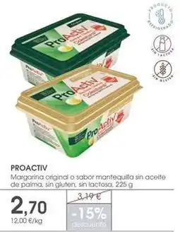 Supermercados Plaza Proactiv - margarina original o sabor mantequilla sin aceite de palma, sin gluten oferta