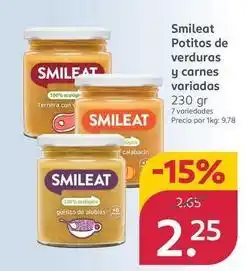 Rossmann Smileat - potitos de verduras y carnes oferta