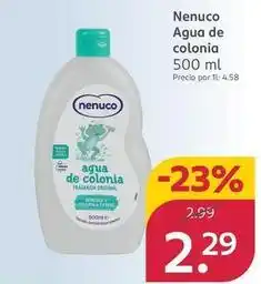 Rossmann Nenuco - agua de colonia oferta