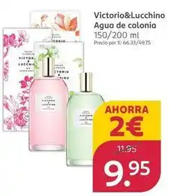 Rossmann Victorio & lucchino - agua de colonia oferta