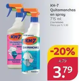 Rossmann Kh-7 - quitamanchas en spray oferta