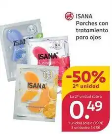Rossmann Isana - parches con tratamiento para ojos oferta