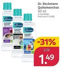 Rossmann Dr. beckmann - quitamanchas oferta