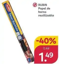 Rossmann Rubin - papel de horno reutilizable oferta