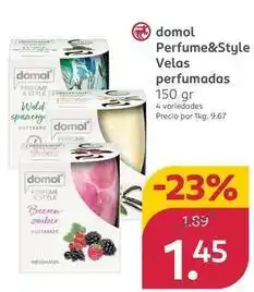 Rossmann Domol - perfume&style velas perfumadas oferta