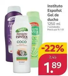 Rossmann Instituto español - gel de ducha oferta