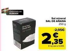 Carrefour Sal de anana - sal mineral oferta