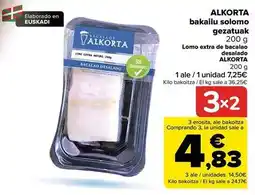 Carrefour Alkorta - bakailu solomo gezatuak oferta