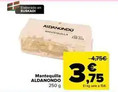 Carrefour Aldanondo - mantequilla oferta