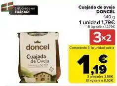Carrefour Doncel - cuajada de oveja oferta