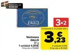 Carrefour Zallo - ventresca oferta