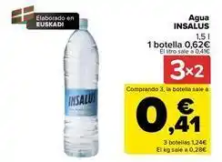 Carrefour Insalus - agua oferta