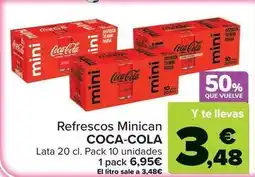 Carrefour Coca-cola - refrescos minican oferta