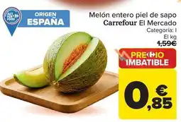 Carrefour Carrefour el mercado - melón entero piel de sapo oferta
