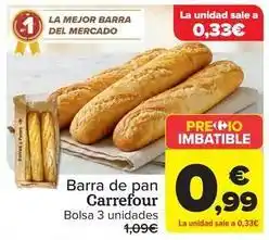 Carrefour Carrefour - barra de pan oferta