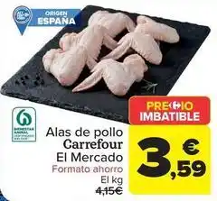 Carrefour Carrefour el mercado - alas de pollo oferta