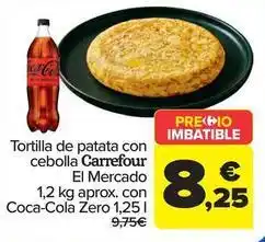 Carrefour Carrefour el mercado - tortilla de patata con cebolla oferta