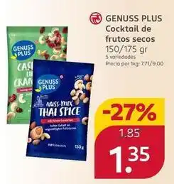 Rossmann Genuss plus - cocktail de frutos secos oferta